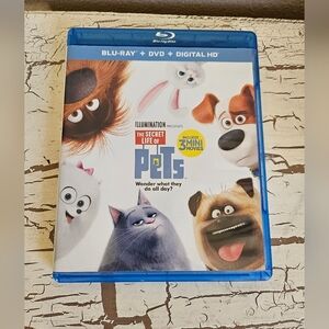 3/$15 The Secret Life of Pets Blu Ray Only
